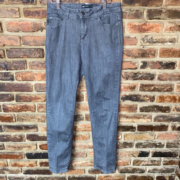 Lee Gray Wash Denim Perfect Fit Skinny Jeans Women's Size 8 * - Picture 1 of 5